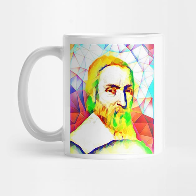 Nicolas Claude Fabri de Peiresc Colourful Portrait | Nicolas Claude Fabri de Peiresc Artwork 11 by JustLit